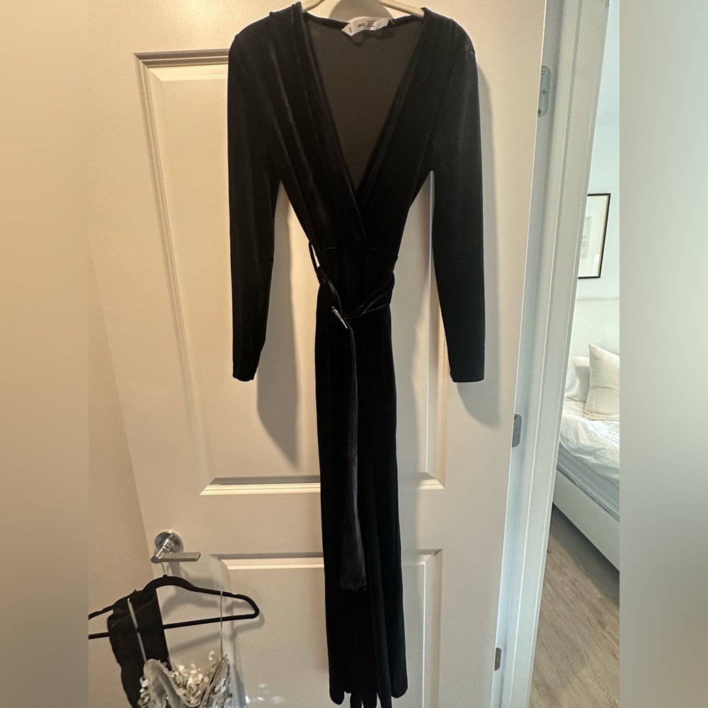 Mango side leg jumpsuit